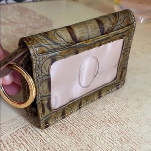 Brahmin key chain wallet